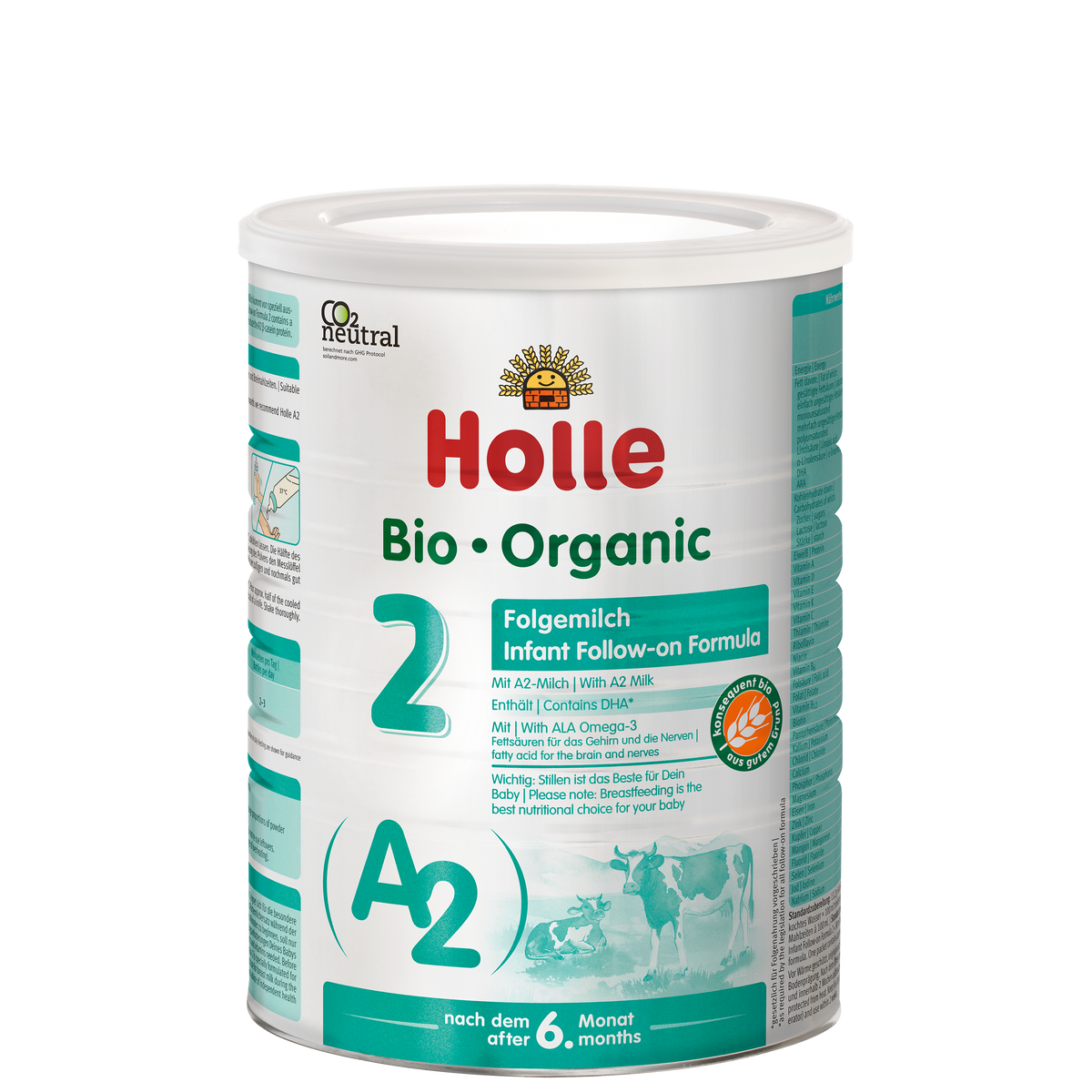 A2 Bio-Folgemilch 2, nach dem 6. Monat (800g)