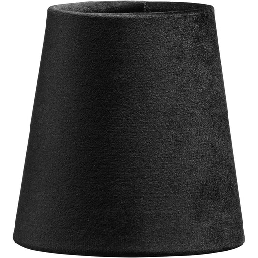 Queen lampskärm sammet svart 10cm