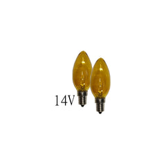 Reservlampa kronljus 14V 5W  ambergul 2-p