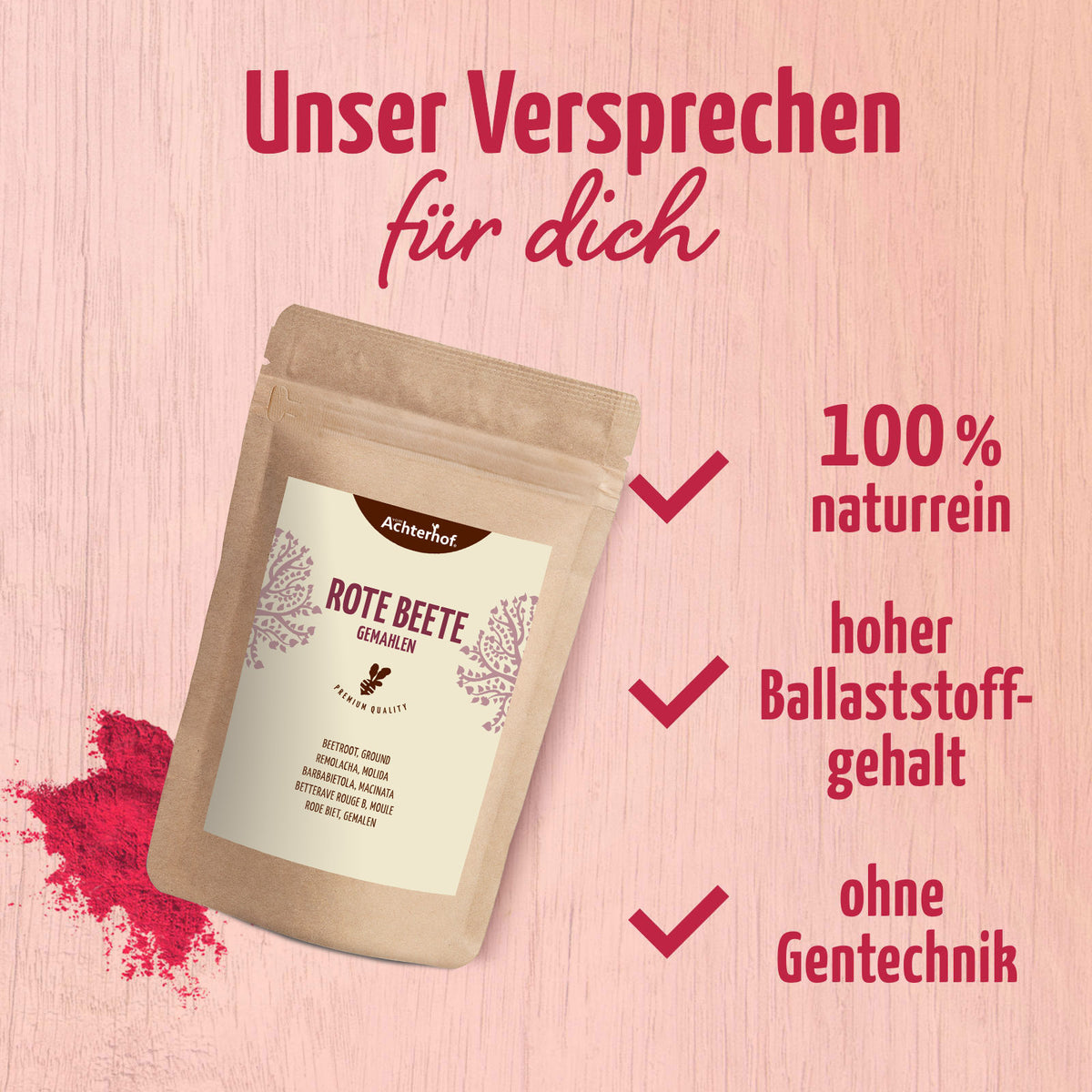 Rote Beete gemahlen (250g)