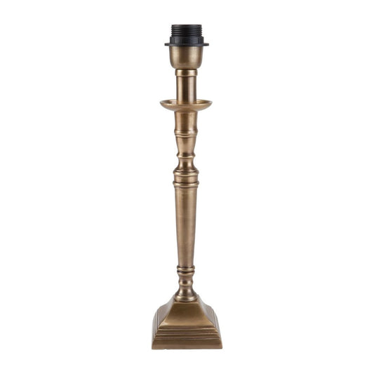SALONG lampfot antikmässing 42cm