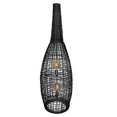 Seagrass golvlampa svart