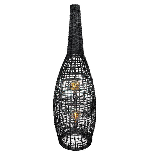 Seagrass golvlampa svart