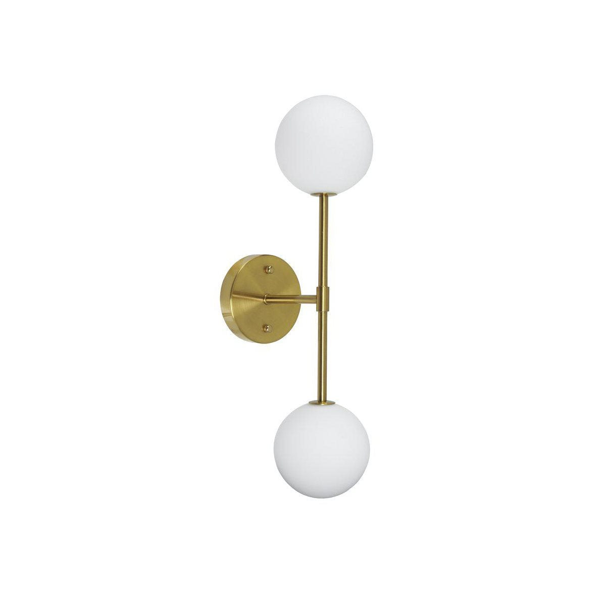 Sigma vägglampa dubbel guld