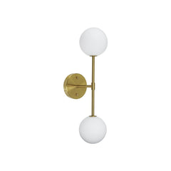 Sigma vägglampa dubbel guld