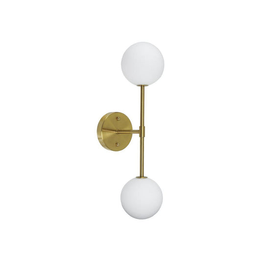 Sigma vägglampa dubbel guld