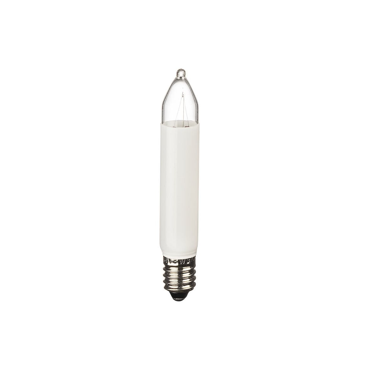 Skaftlampa  E10 23V 3W klar 2-fp skaftlampa liten