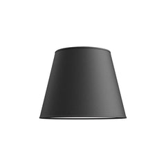 Skärm Slender golv Ø34/21,5 höjd 26cm svart linne E27