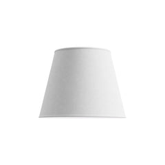 Skärm Slender golv Ø34/21,5 höjd 26cm vit linne E27