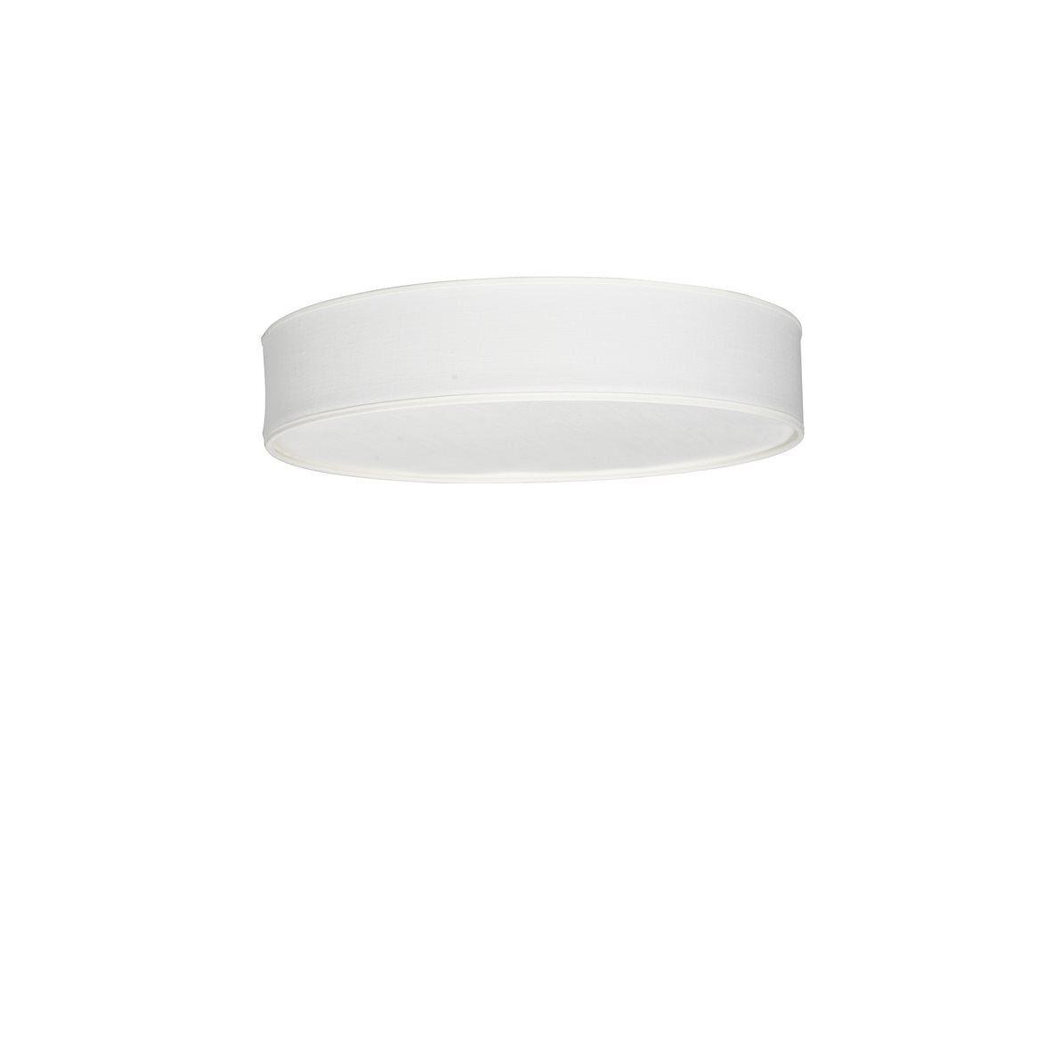 Soft plafond Ø44 vit linne