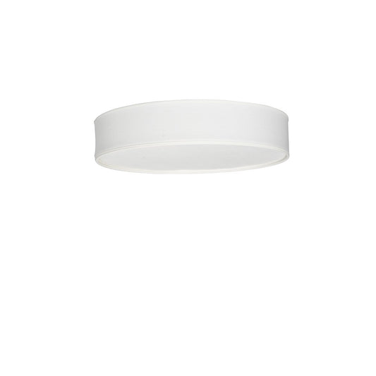 Soft plafond Ø44 vit linne