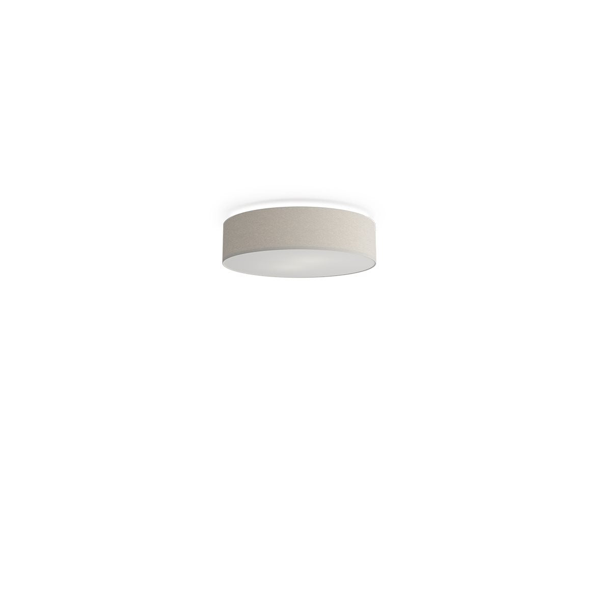Soft plafond Ø44 vit ull