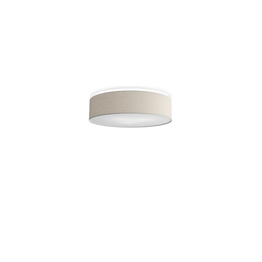Soft plafond Ø60 vit ull