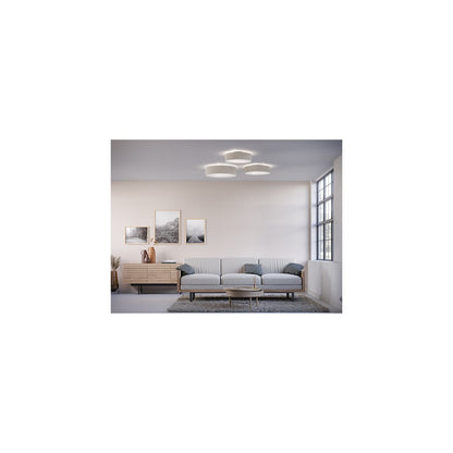 Soft plafond Ø60 vit ull