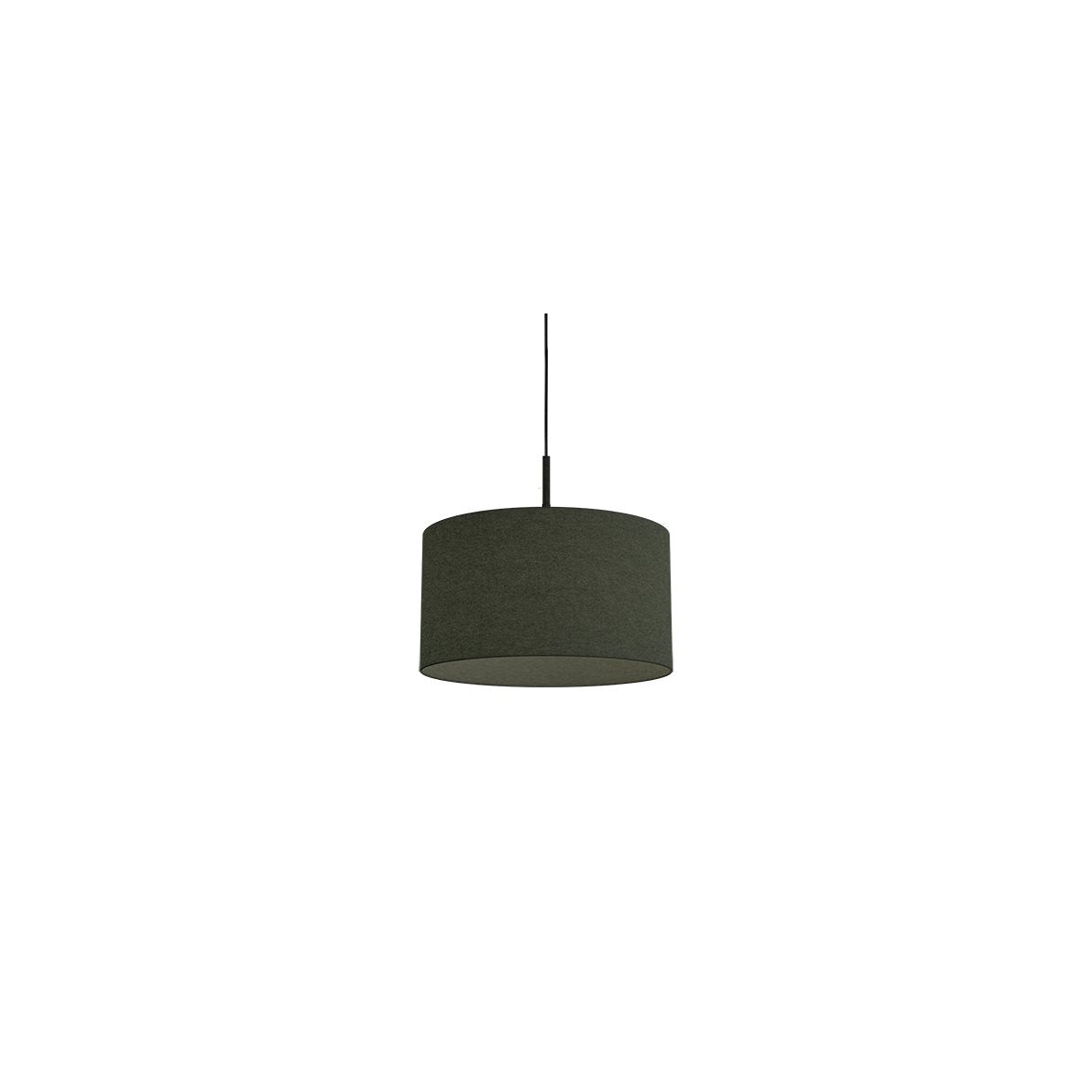 SOFT taklampa 40cm grön ull