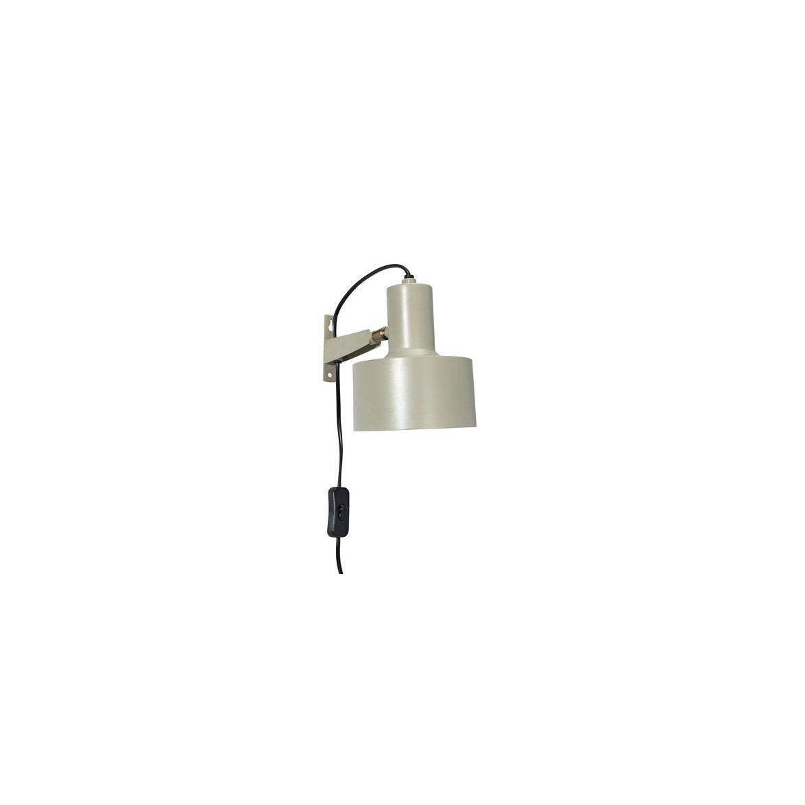 Solo vägglampa matt beige