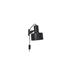 Solo vägglampa matt svart