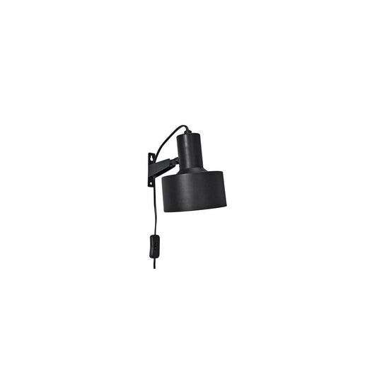 Solo vägglampa matt svart