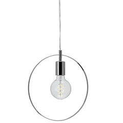 SPARTAN fönsterlampa ring krom E27