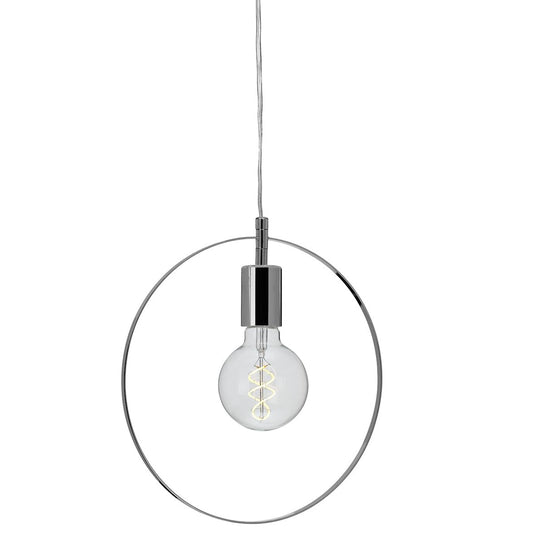 SPARTAN fönsterlampa ring krom E27