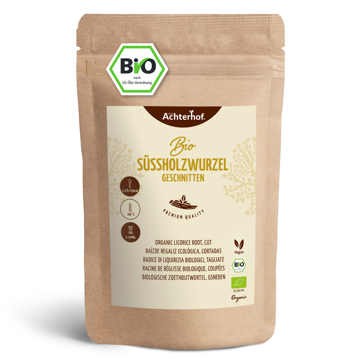 Süßholzwurzel geschnitten Bio (500g)