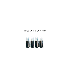 System LED 50ljus kallvit/svart
