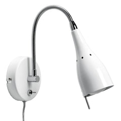 Tanum vägglampa mattvit