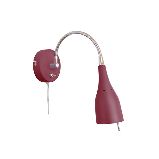 Tanum vägglampa vinröd