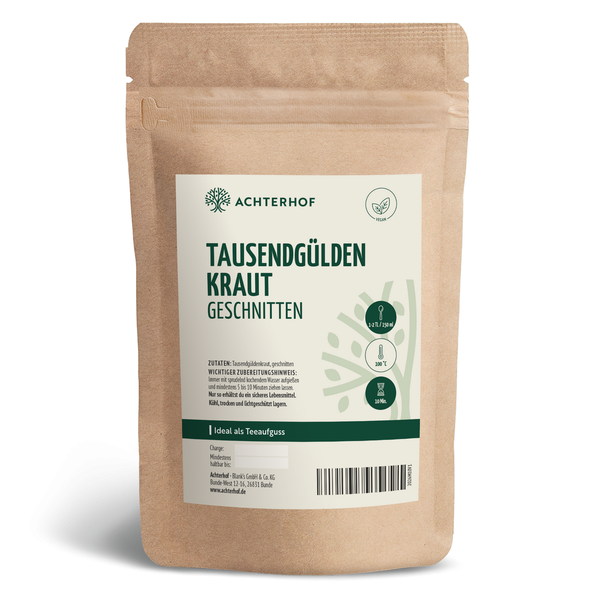 Tausendgüldenkraut geschnitten (500g)