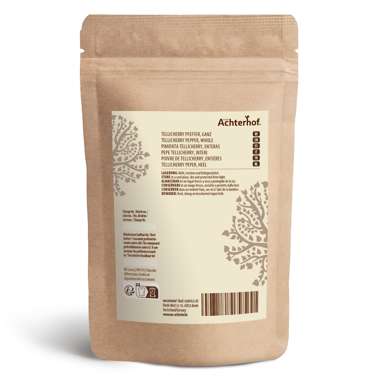 Tellicherry Pfeffer ganz (250g)