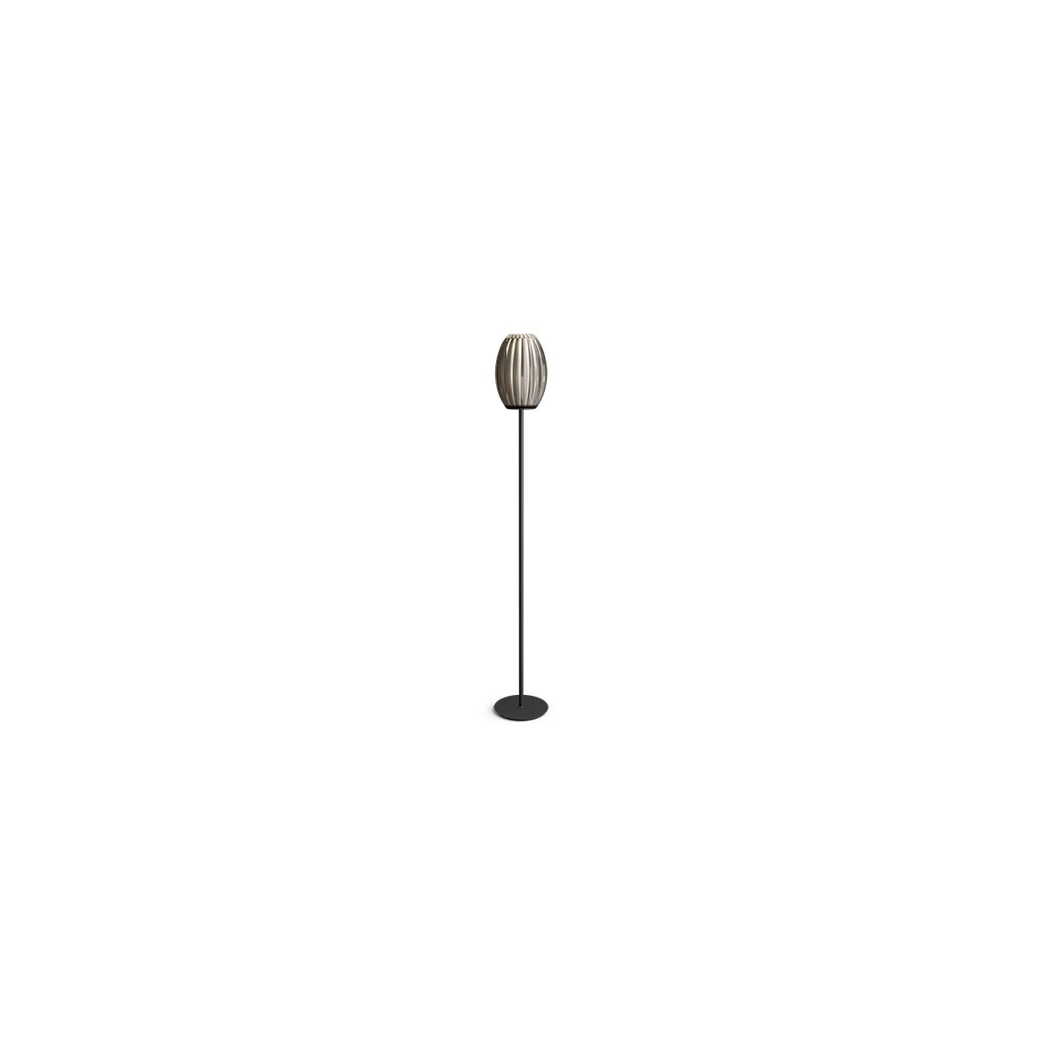 Tentacle M golvlampa svart/rökfärgad