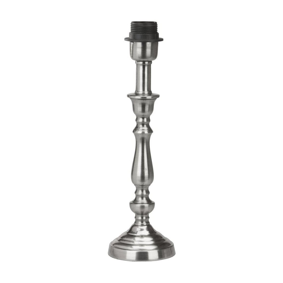 THERESE lampfot antiksilver 34cm