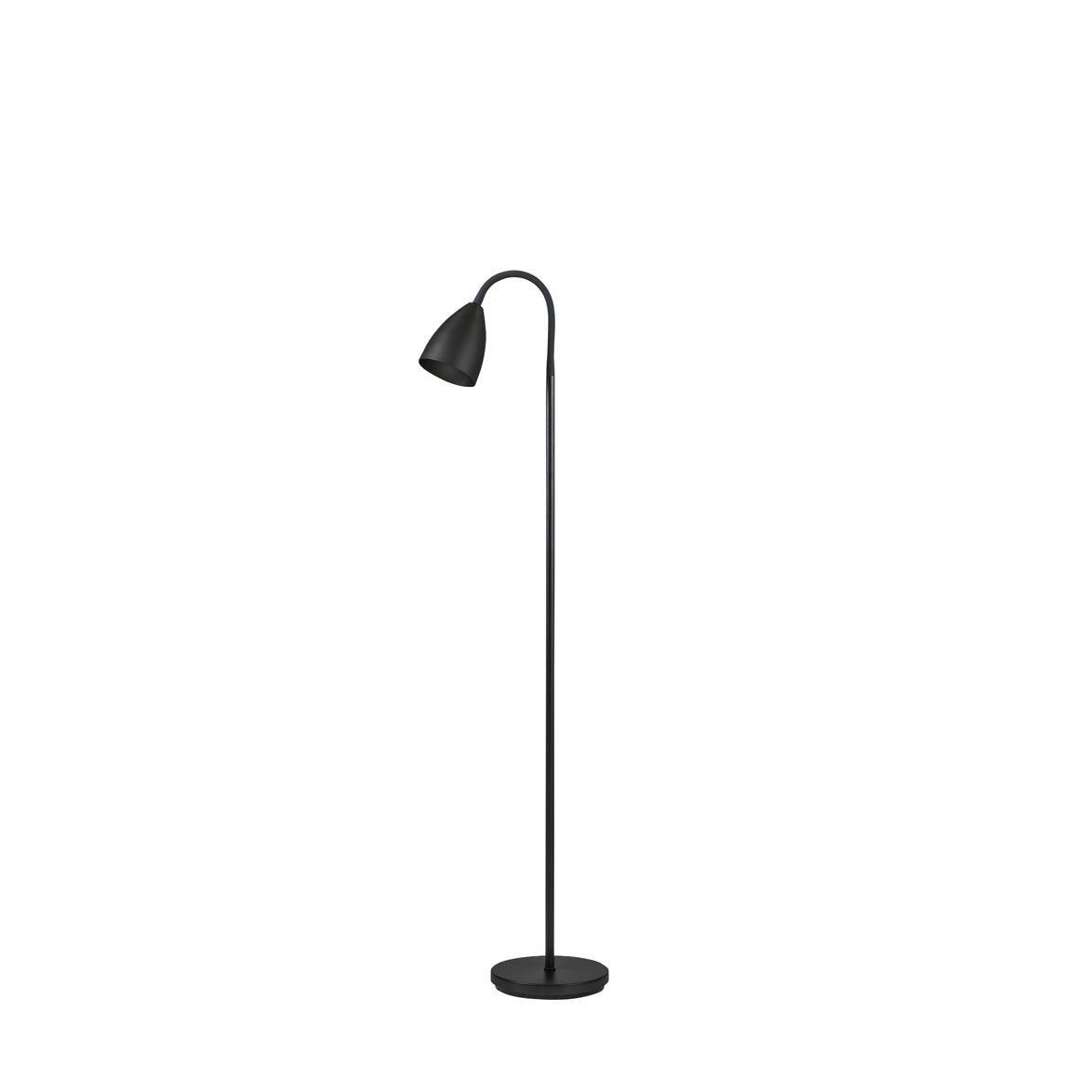 Trotsig golvlampa mattsvart