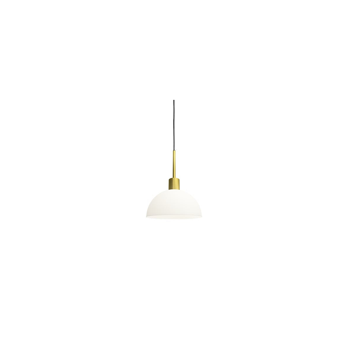 Vienda pendel  mässing/opal glas