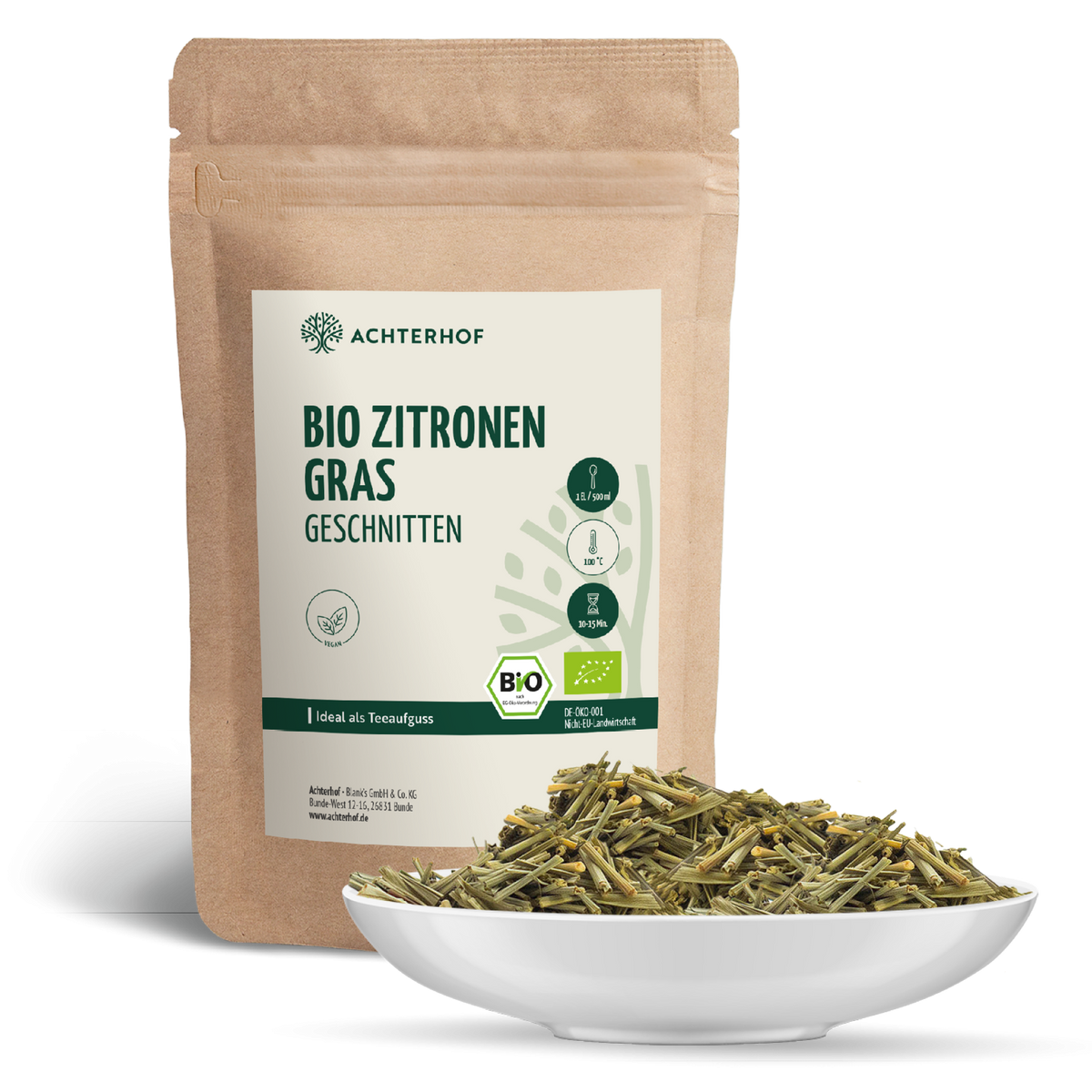 Zitronengras geschnitten Bio (100g)